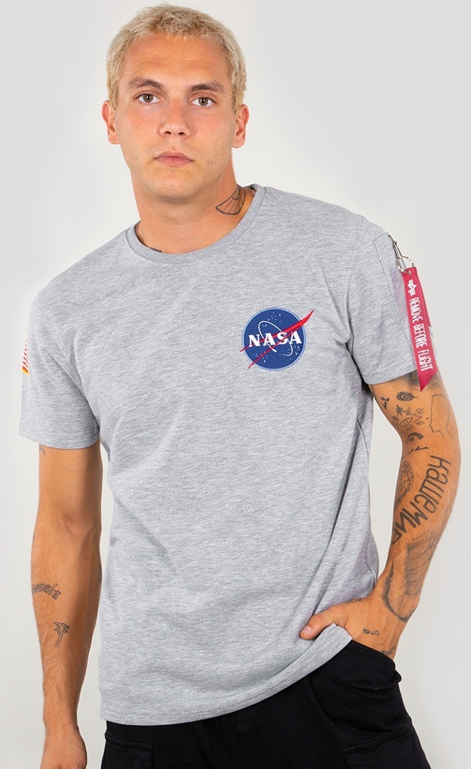 Alpha Industries NASA Heavy T-Shirt Gris 2XL