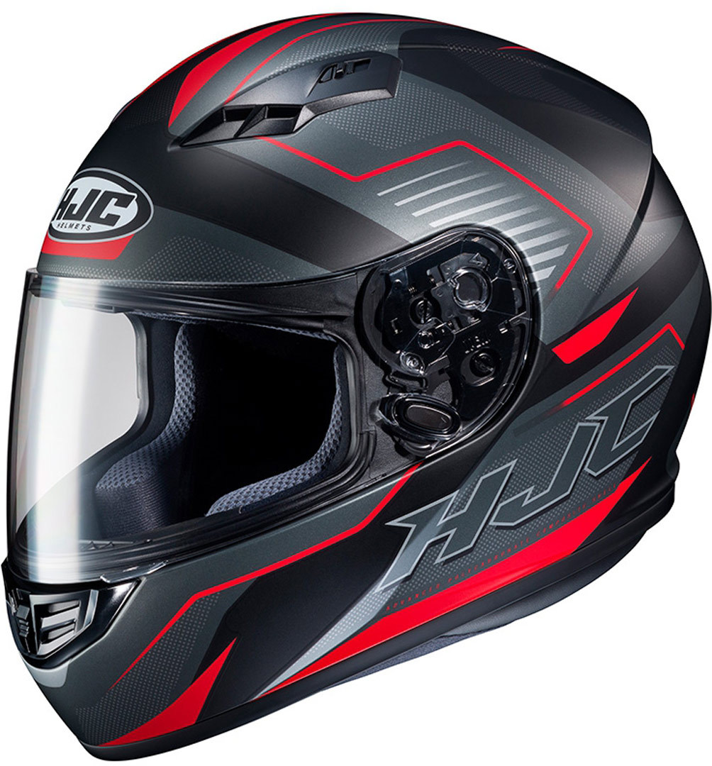 HJS CS-15 Trion Casque Noir Rouge XS