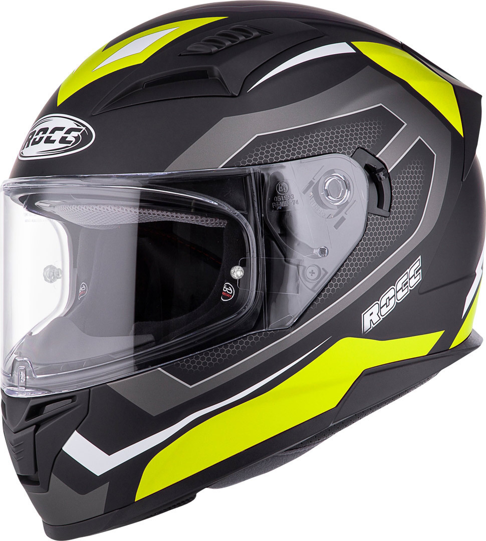 Image of Rocc 331 Casque Noir Jaune S