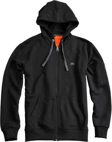 Alpha Industries X Fit Zip Hoodie Zwart Xl alpha industries kopen in de aanbieding