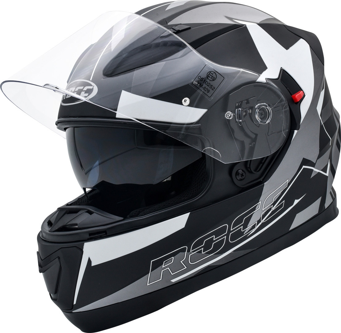 Image of Rocc 411 Casque Noir Argent XL