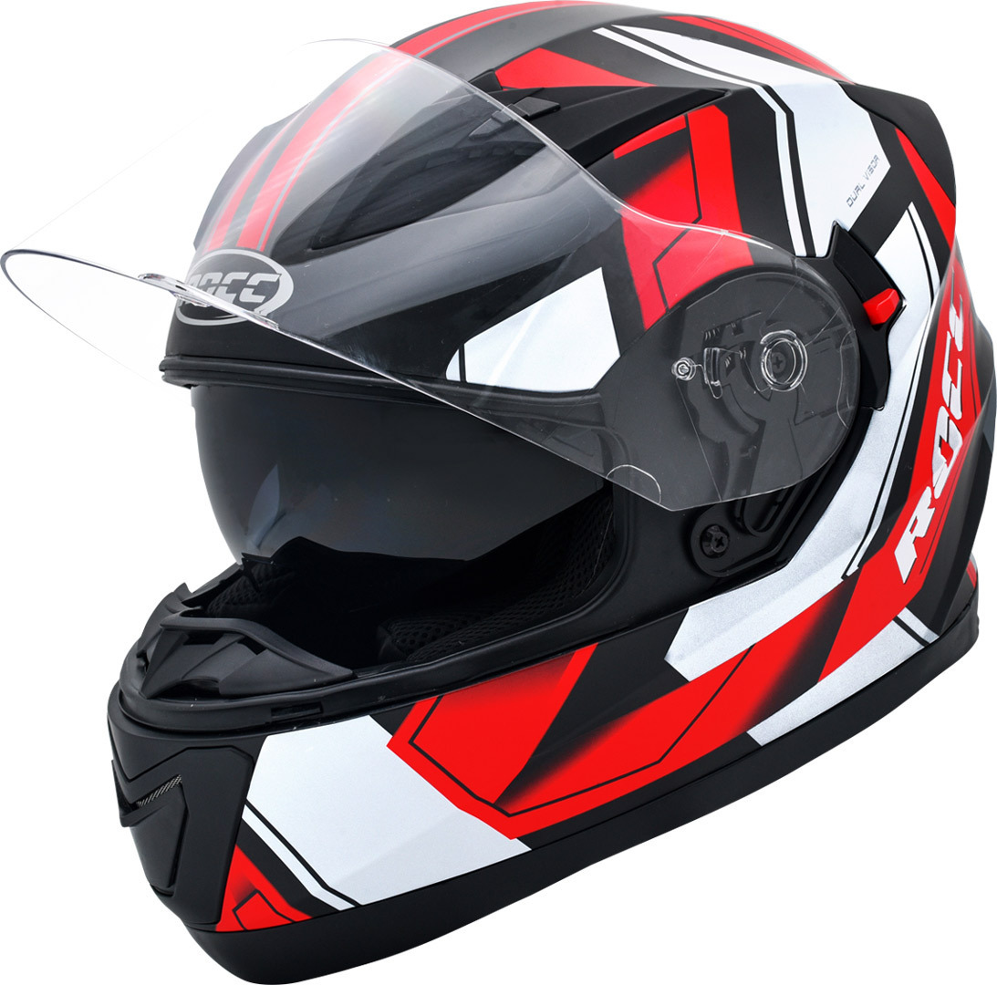 Image of Rocc 412 Casque Noir Blanc Rouge S