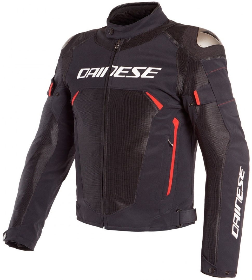 Dainese Dinamica Air D-Dry Veste Textile moto Noir Rouge 54