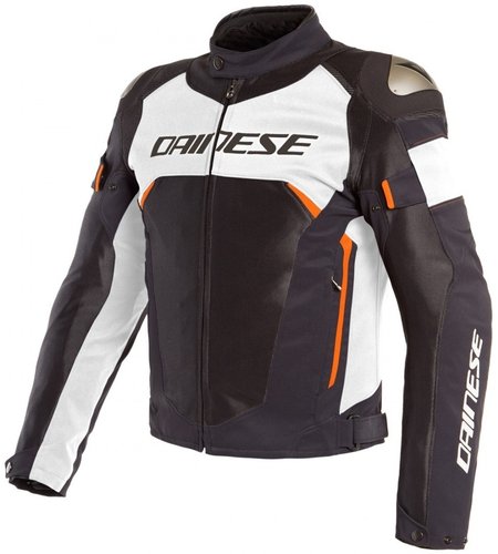 Dainese Dinamica Air D Dry Motorfiets Textiel Jas Zwart Wit Rood 52 dainese kopen in de aanbieding