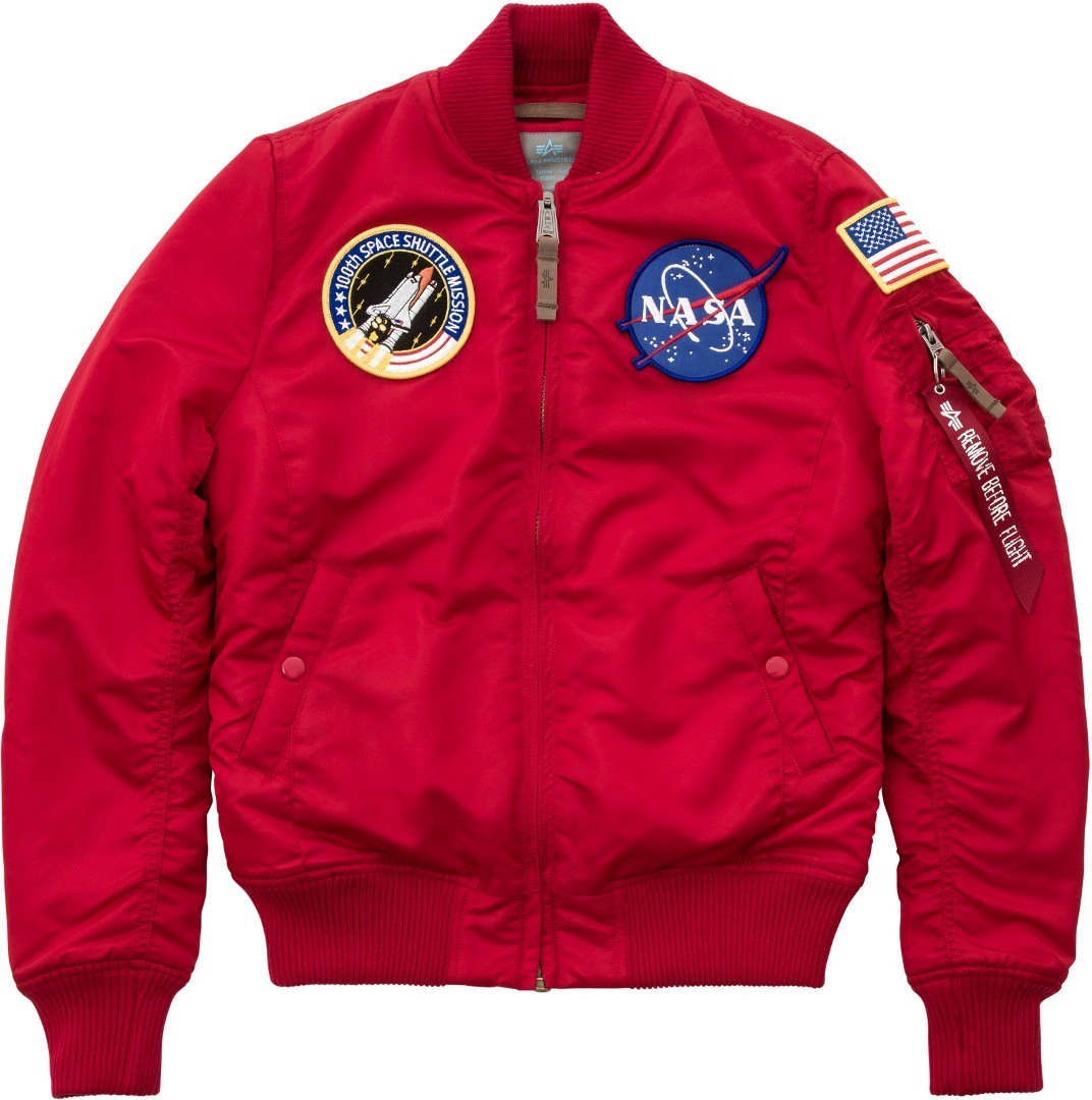 Alpha Industries MA-1 VF NASA Veste de dames Rouge XS