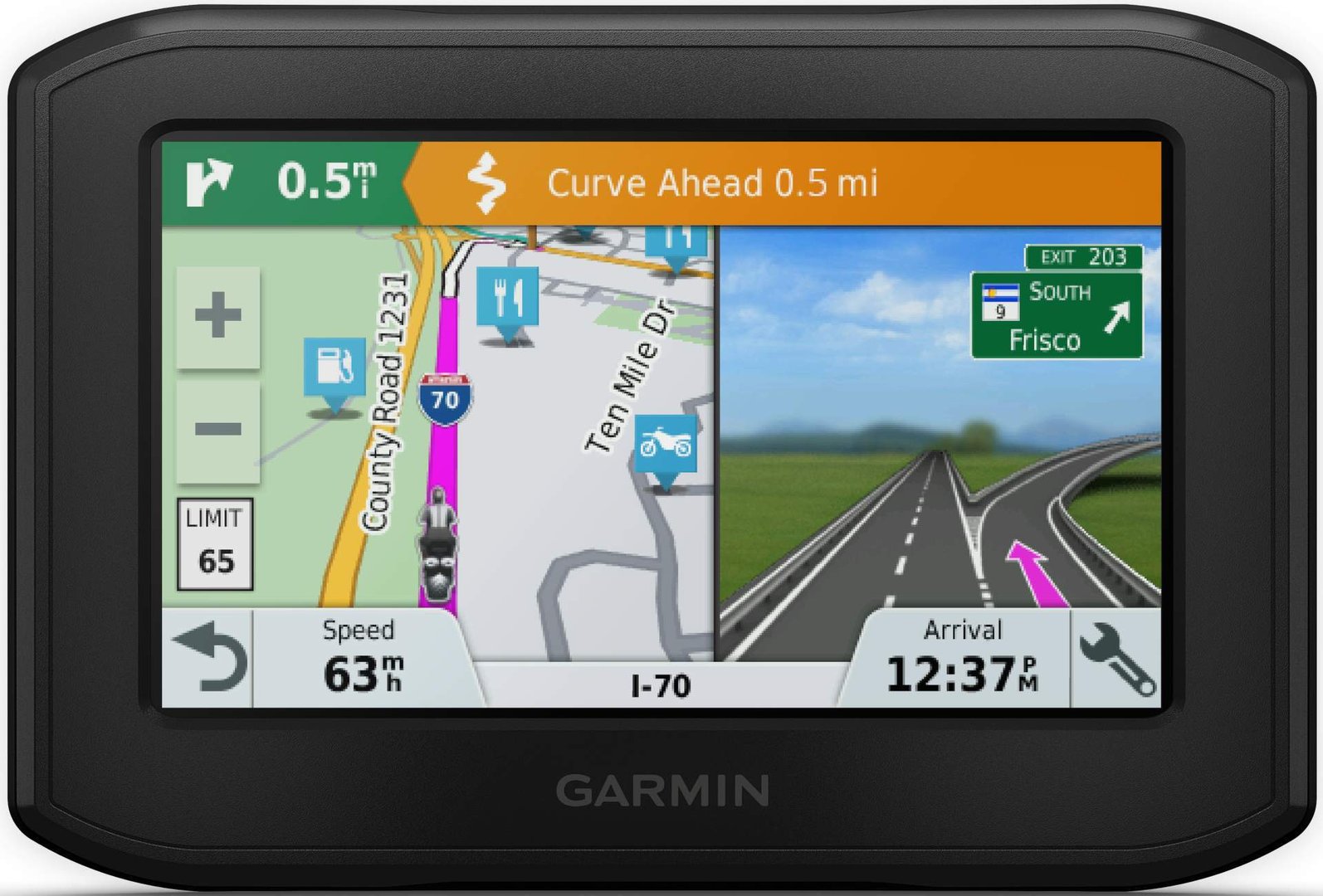 Garmin zumo 396LMT-S Navigationsger Noir unique taille