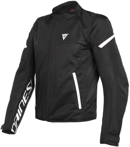 Dainese Bora Air Tex Motorfiets Textiel Jas Zwart Wit 60 dainese kopen in de aanbieding