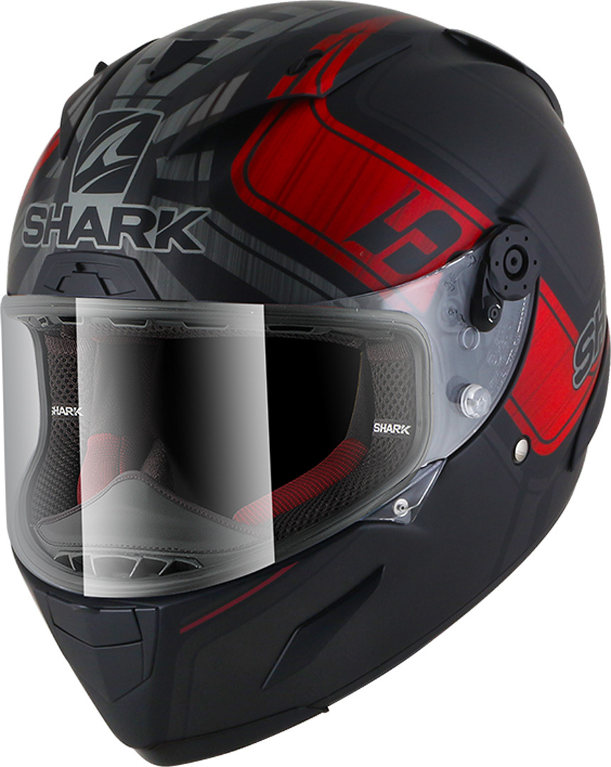 Shark Race-R Pro Replica Zarco GP DE France Helmet Casque Noir Rouge M