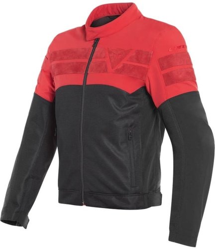 Dainese Air Track Tex Motorfiets Textiel Jas Zwart Rood 54 dainese kopen in de aanbieding