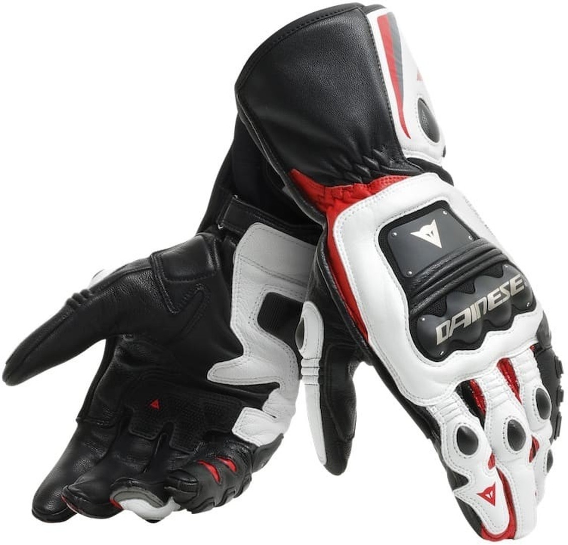 Dainese Steel-Pro Gants de moto Noir Blanc Rouge L