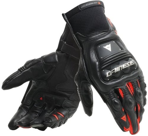 Dainese Steel Pro In Motorfiets Handschoenen Zwart Rood 3Xl dainese kopen in de aanbieding