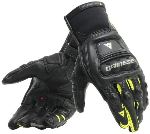 Dainese Steel Pro In Motorfiets Handschoenen Zwart Geel Xl dainese kopen in de aanbieding