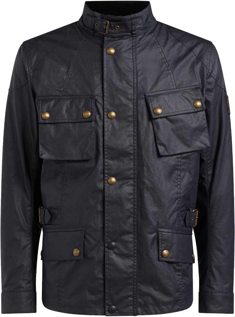 Image of Belstaff Crosby Veste de ciré Noir 2XL