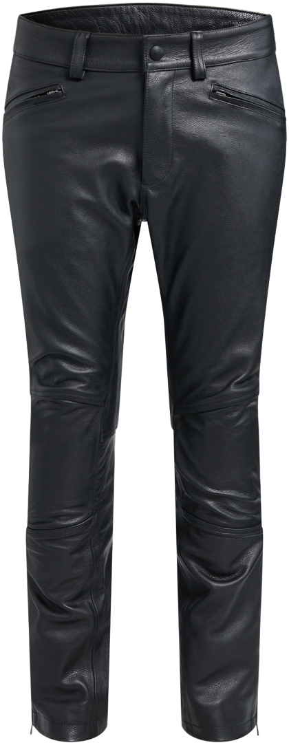 Image of Belstaff Fender Pantalon de moto en cuir Noir 46