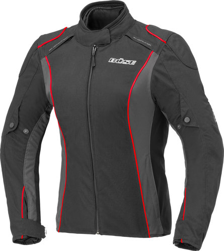 Buse Cara Dames Motorfiets Textiel Jas Zwart Rood 36 buse kopen in de aanbieding