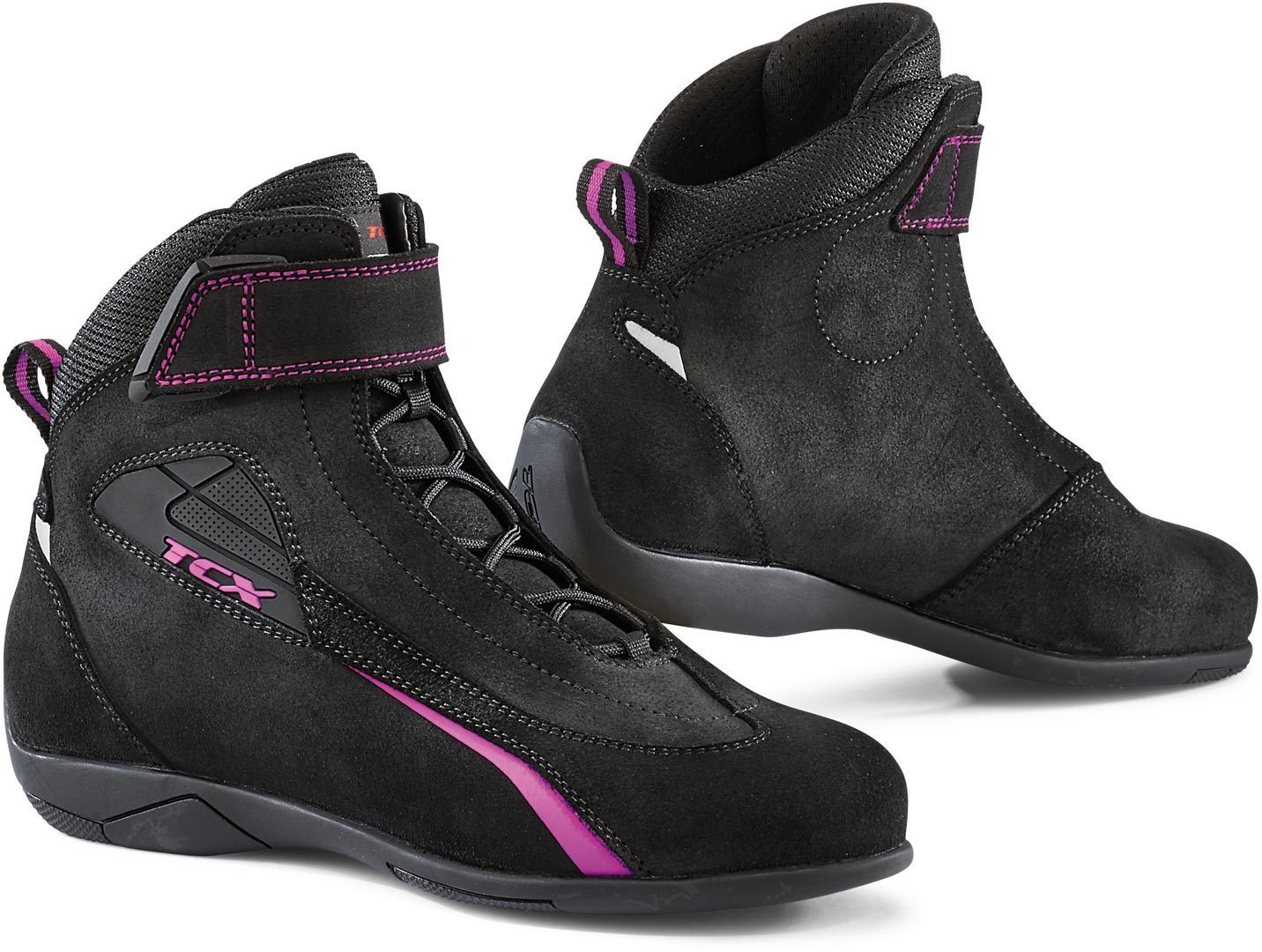 TCX Sport Chaussures de moto pour dames Noir Rose 36