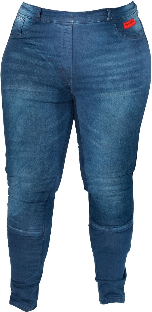 Image of Rusty Stitches Super Ella Jeans de moto de dames Bleu 42