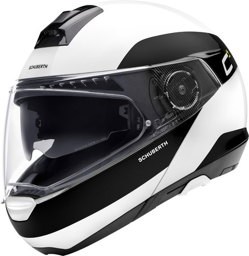 Schuberth C4 Pro Fragment Motorhelm Zwart Wit Xl schuberth kopen in de aanbieding