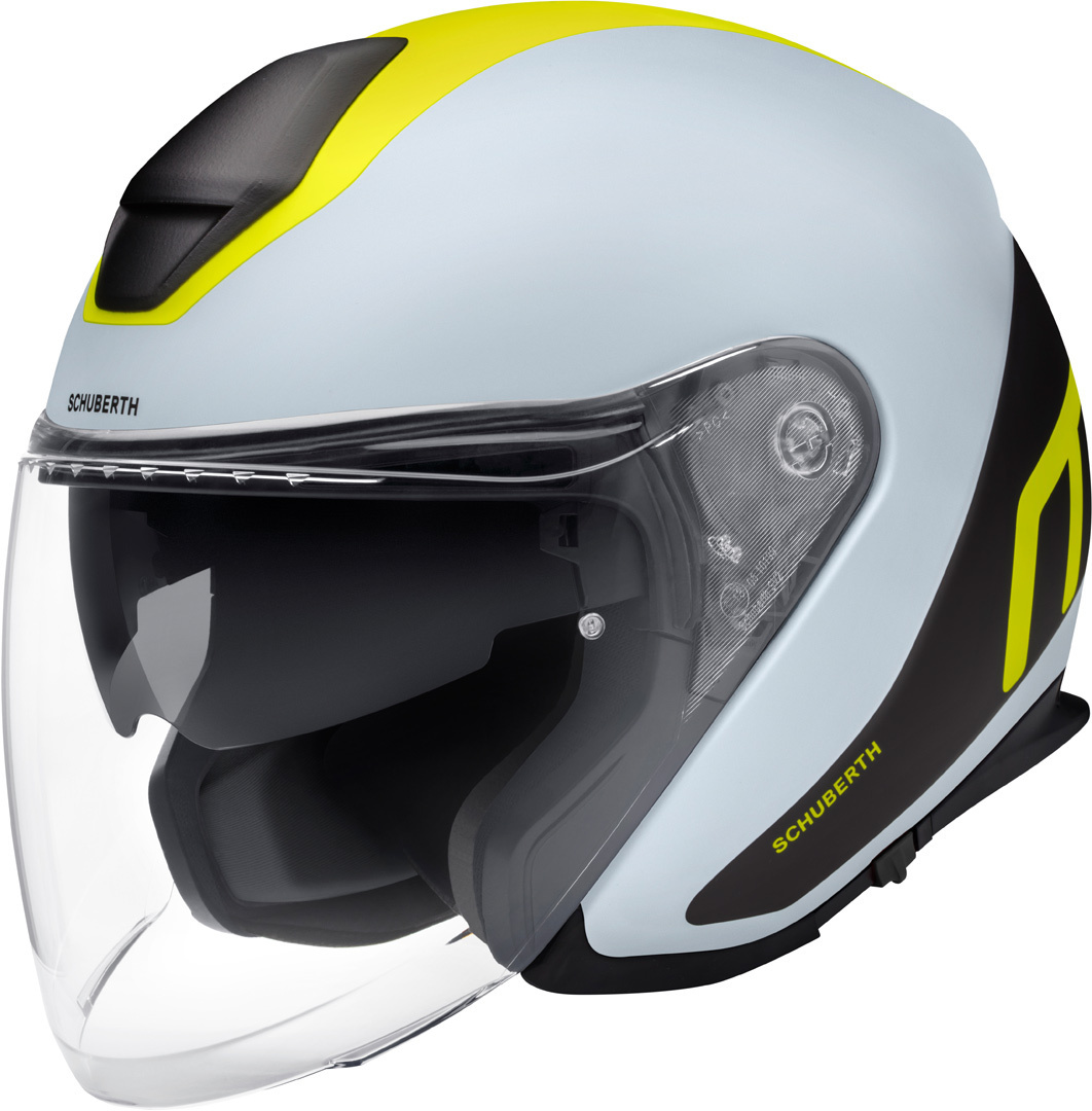 Schuberth M1 Pro Triple Casque jet Noir Jaune XS