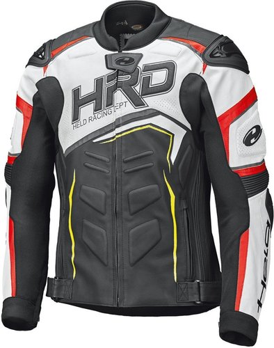 Held Safer Ii Motorfiets Lederen Jas Zwart Wit Rood 3Xl 58 held kopen in de aanbieding