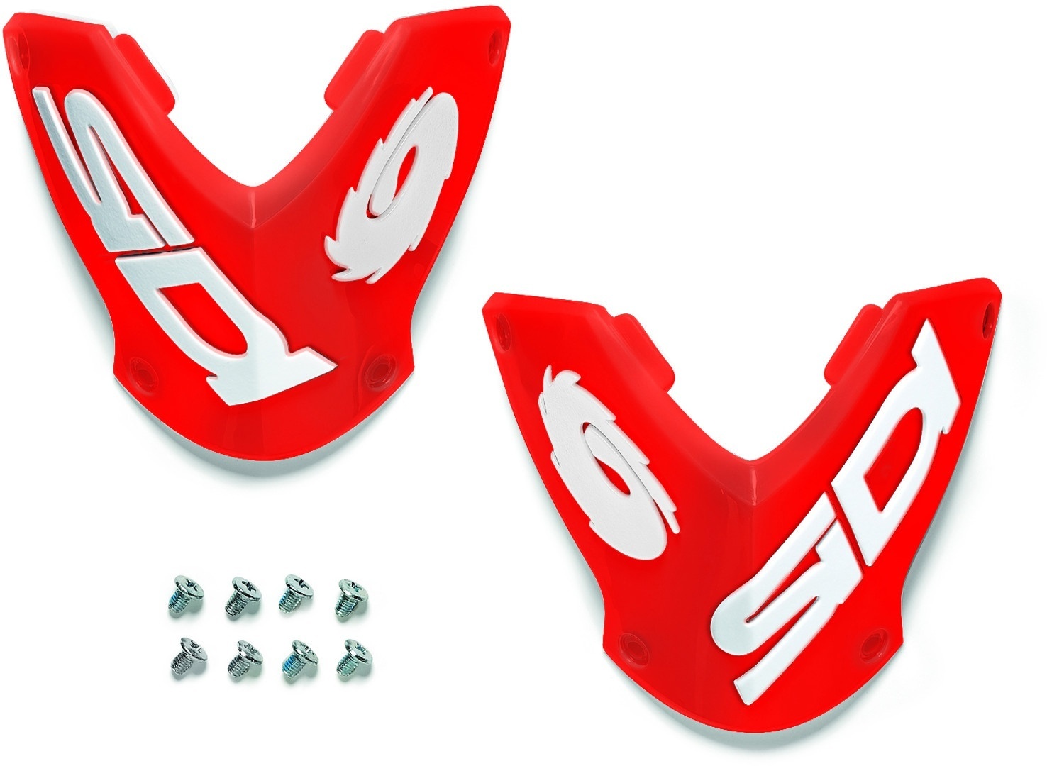 Sidi ST Shin Plates Plaques Shin Blanc Rouge unique taille