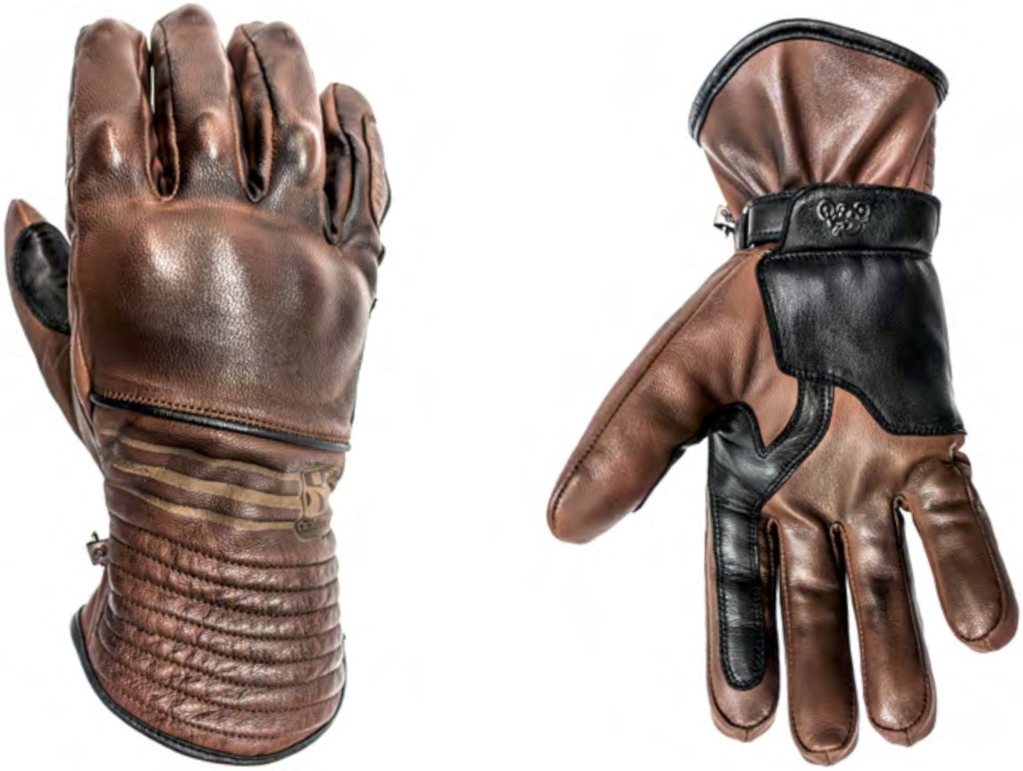 Helstons Rider Gants de moto hiver imperméable à l’eau Brun M L