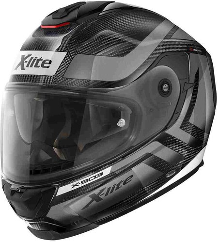 Xlite X Lite X 903 Ultra Carbon Airborne N Com Helm Zwart Grijs Wit Xs xlite kopen in de aanbieding
