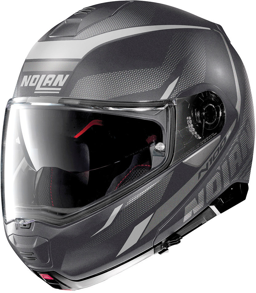 Nolan N100-5 Lumiere N-Com Casque Noir Argent S