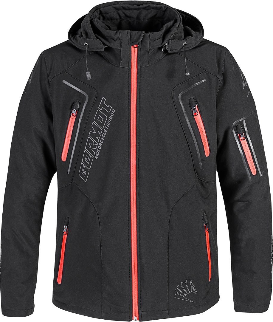 Image of Germot Novara Veste softshell Noir Rouge 2XL