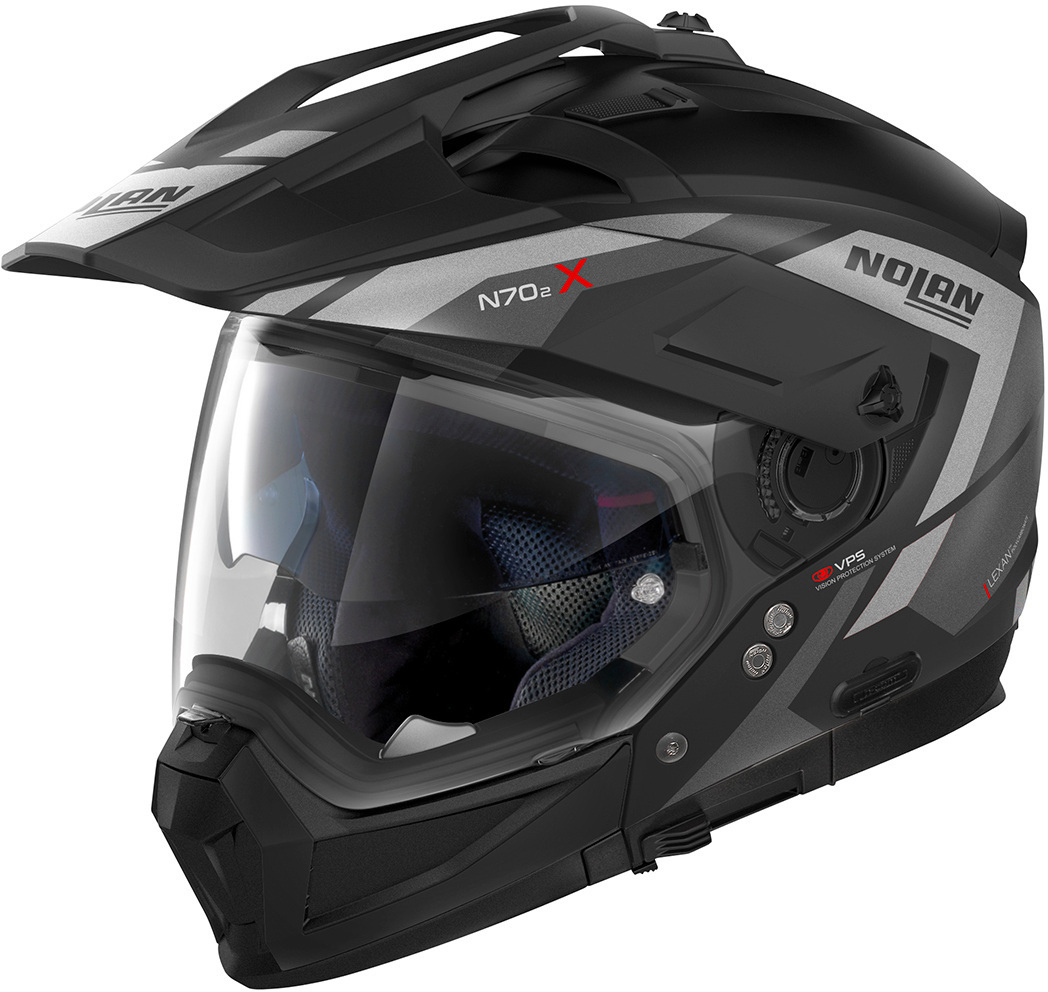 Image of Casque Nolan N70.2 X - GRANDES ALPES N-COM - FLAT BLACK