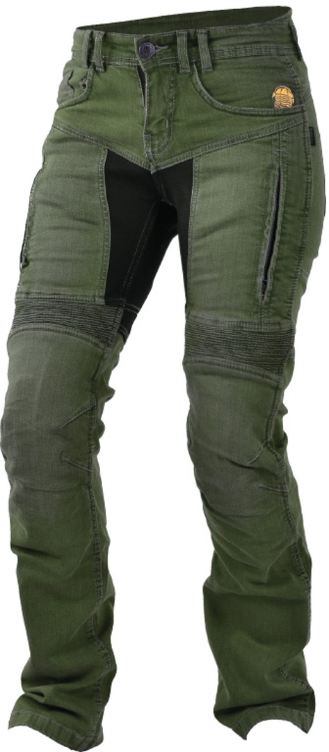 Trilobite 661 Parado Jeans moto Ladies Vert Brun 26