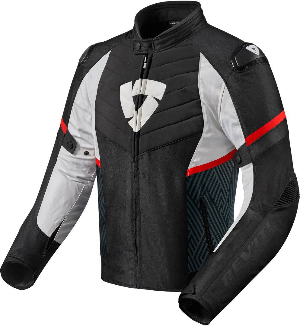 Revit ARC H20 Veste Textile moto Noir Blanc Rouge 3XL