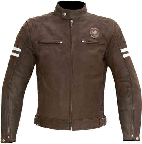 Merlin Hixon Heritage Motorfiets Lederen Jas Bruin 3Xl merlin kopen in de aanbieding