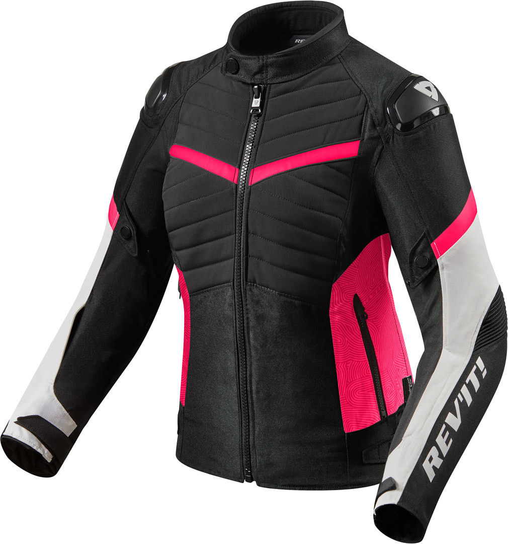 Revit Arc H20 Veste de dames moto Textile Noir Rose 34