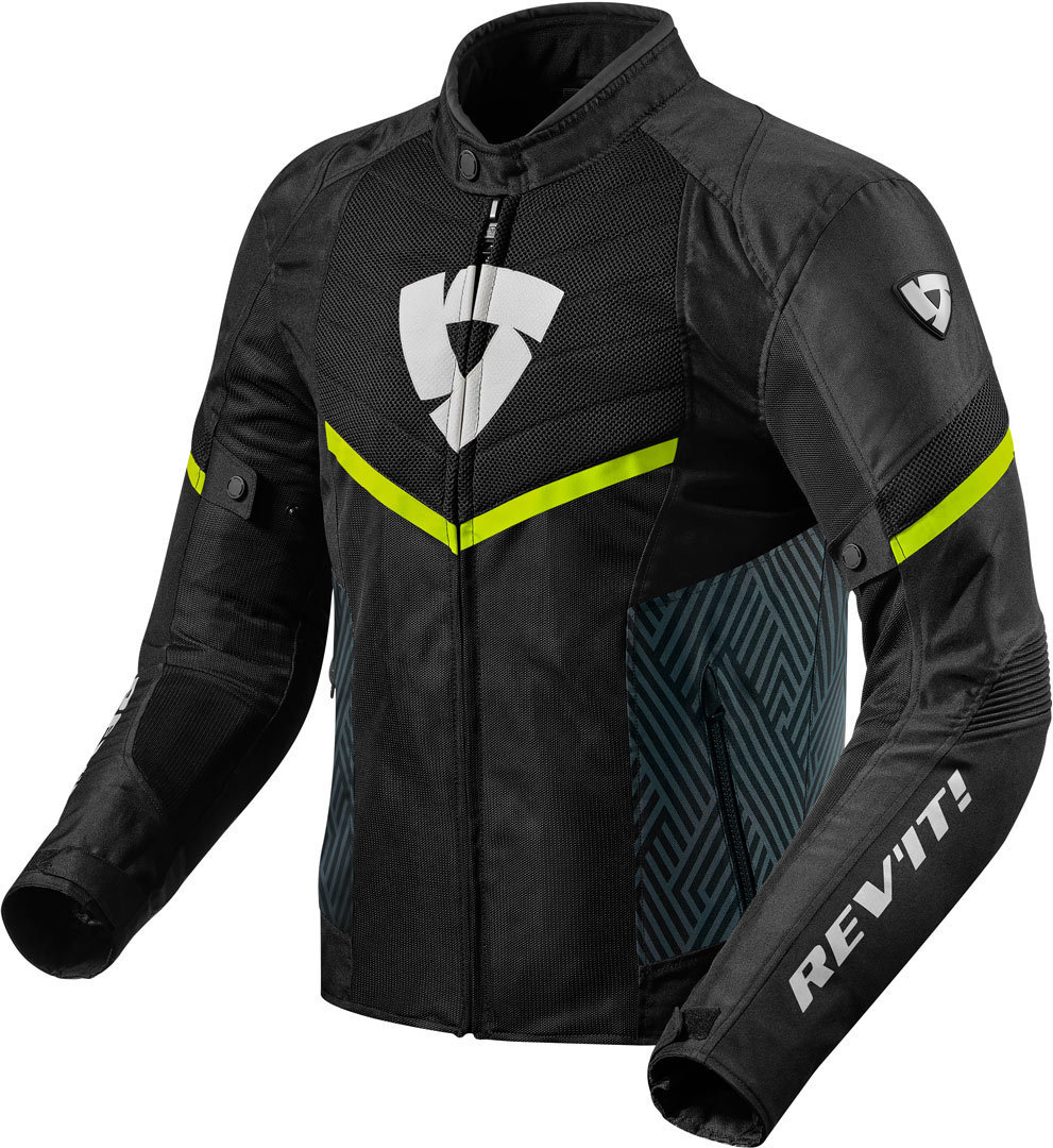 Revit Arc Air Veste Textile moto Noir Jaune S