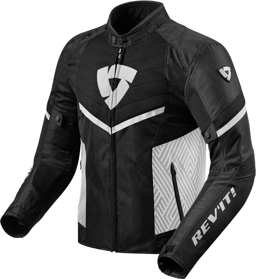 Revit Arc Air Veste Textile moto Noir Blanc S