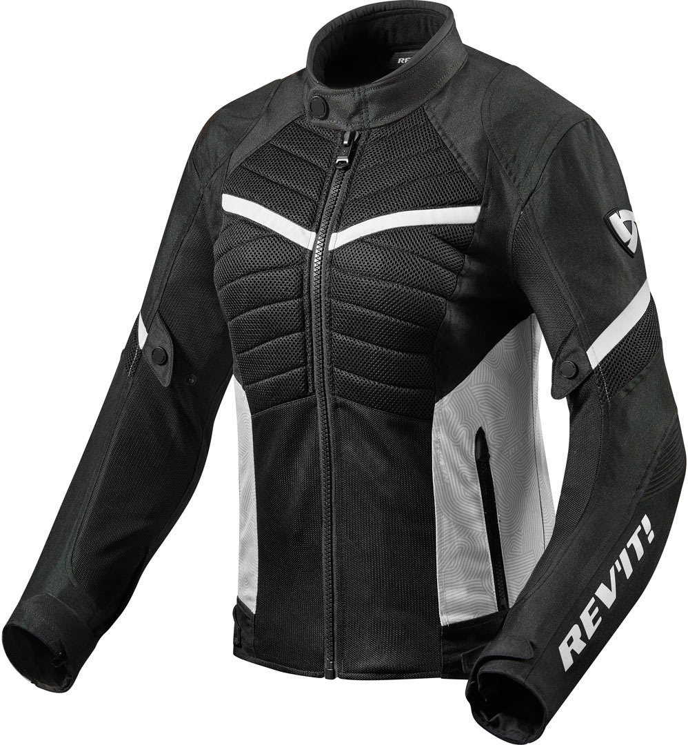 Revit Arc Air Veste de dames moto Textile Noir Blanc 34