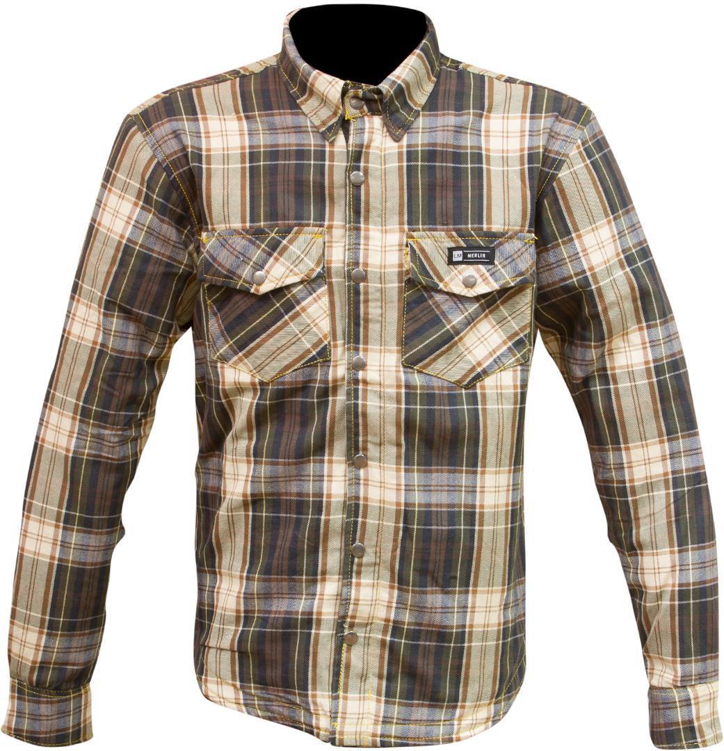 Image of Merlin Axe Veste Textile moto Brun L