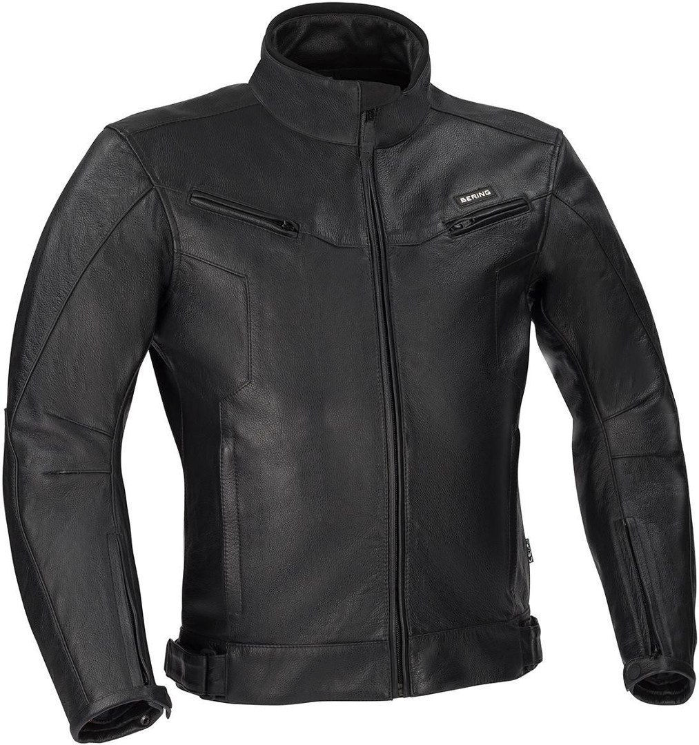 Bering Gringo Veste de moto en cuir Noir 2XL
