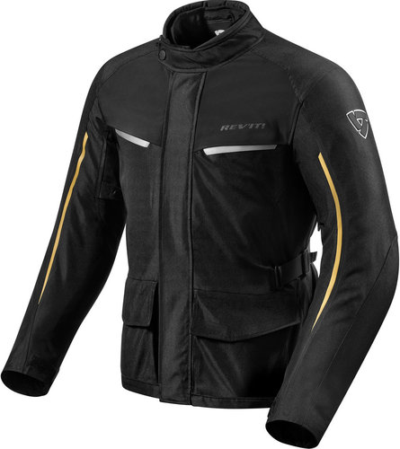 Revit Voltiac 2 Motorfiets Textiel Jas Zwart Bruin 2Xl revit kopen in de aanbieding
