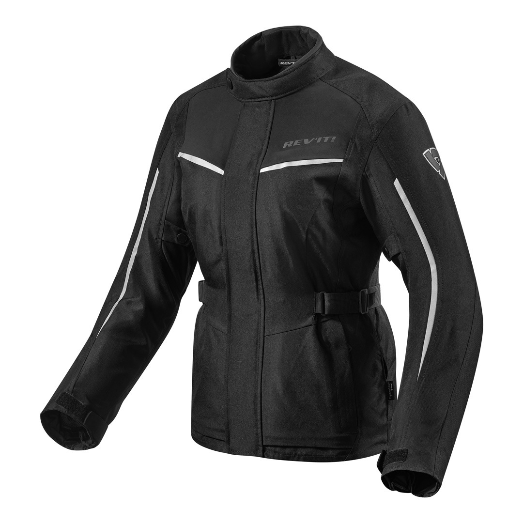 Revit Voltiac 2 Veste de dames moto Textile Noir Argent 34
