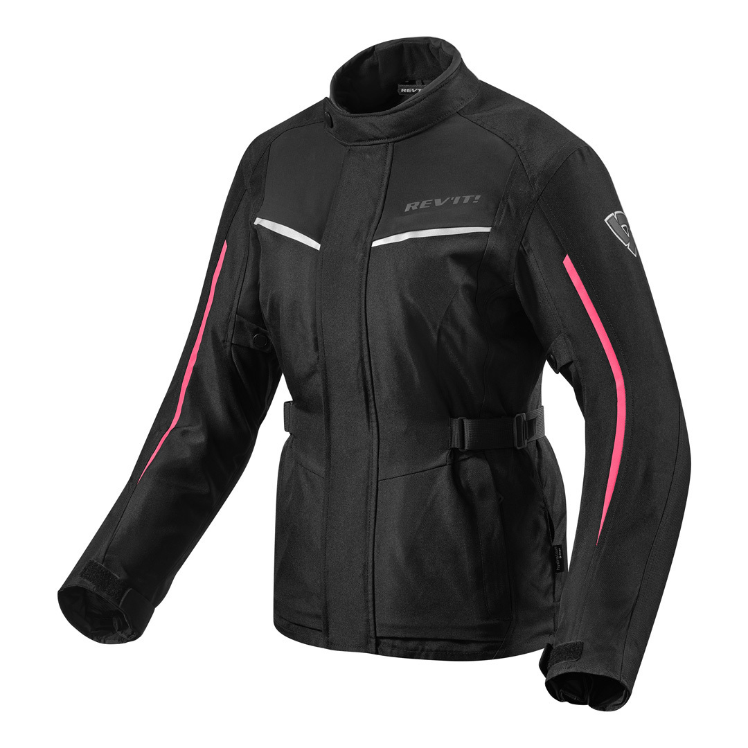 Revit Voltiac 2 Veste de dames moto Textile Noir Rose 34