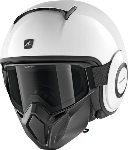 Shark Street Drak Blank Jet Helm Wit Xs shark kopen in de aanbieding Shark Street Drak Blank Jet Helm Wit Xs shark kopen in de aanbieding