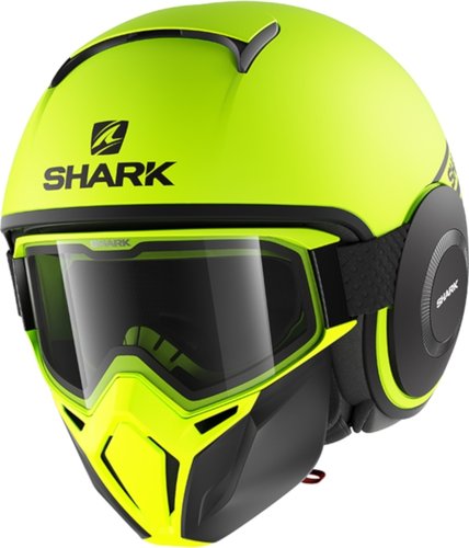 Shark Street Drak Neon Mat Jet Helm Zwart Geel Xl shark kopen in de aanbieding Shark Street Drak Neon Mat Jet Helm Zwart Geel Xl shark kopen in de aanbieding