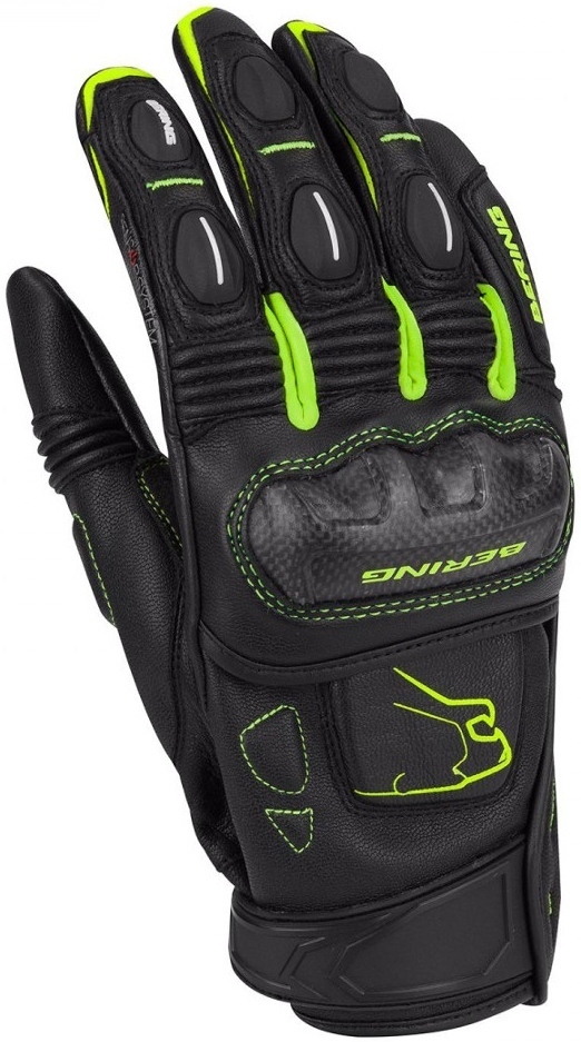 Image of Bering Boost-R Gants de moto Noir Jaune 2XL