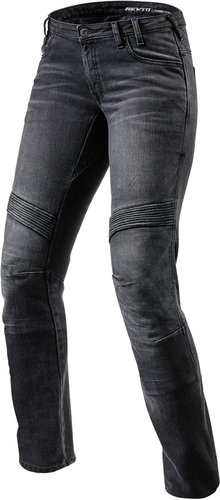 Revit Moto Dames Motorfiets Jeans Zwart 28 revit kopen in de aanbieding