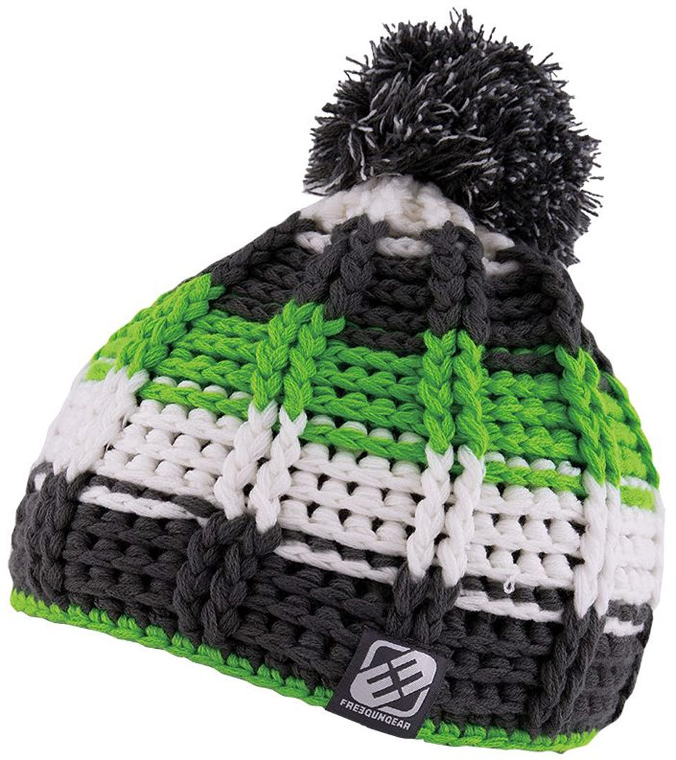 Image of Freegun Beanie Noir Vert unique taille