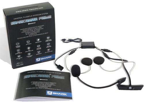 Shark Sharktooth Prime Bluetooth Communicatiesysteem Zwart Een Maat shark kopen in de aanbieding Shark Sharktooth Prime Bluetooth Communicatiesysteem Zwart Een Maat shark kopen in de aanbieding