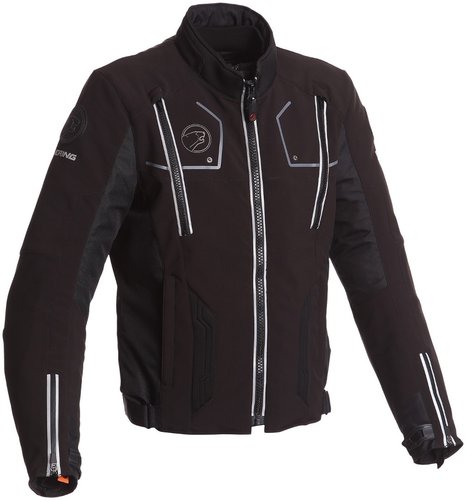 Bering Tracer Motorfiets Textiel Jas Zwart 4Xl bering kopen in de aanbieding