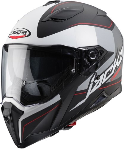 Caberg Jackal Imola Helm Zwart Grijs Wit Xs caberg kopen in de aanbieding